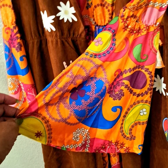 COPY 3 For 45$ - A 3 piece 70's hippie costume . NWOT - Picture 4 of 7